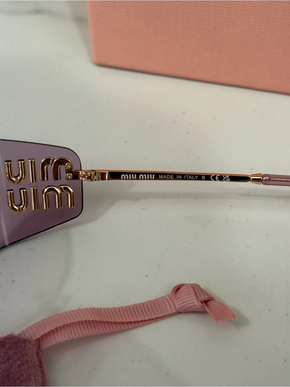 MIU MIU MUA51S Purple/Gold Women's Sunglasses